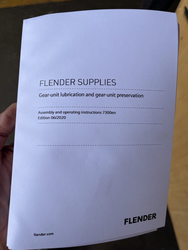 Flender H1SH 9 gearbox manual – technical reference